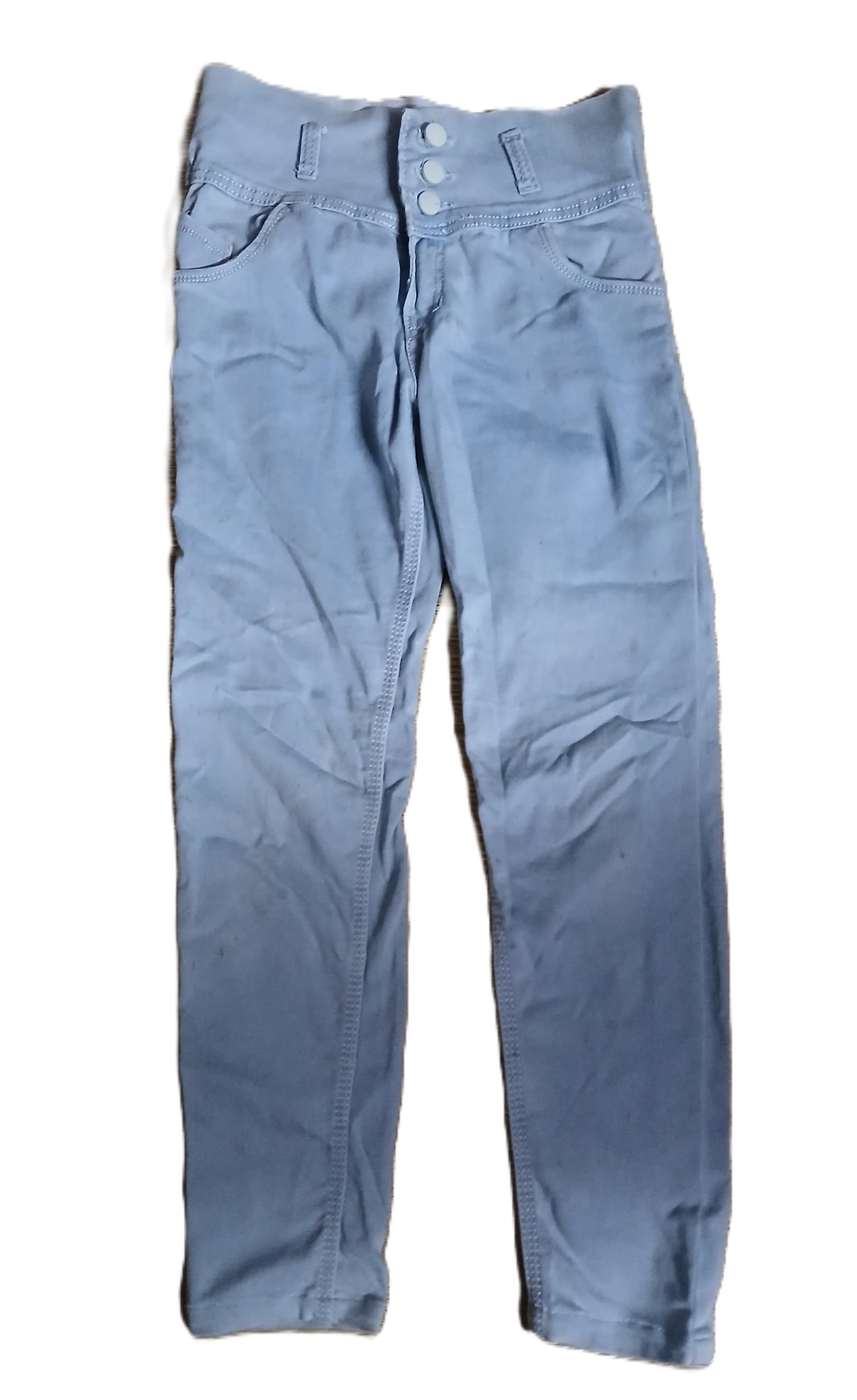 Women's Light Blue High Waist Pants